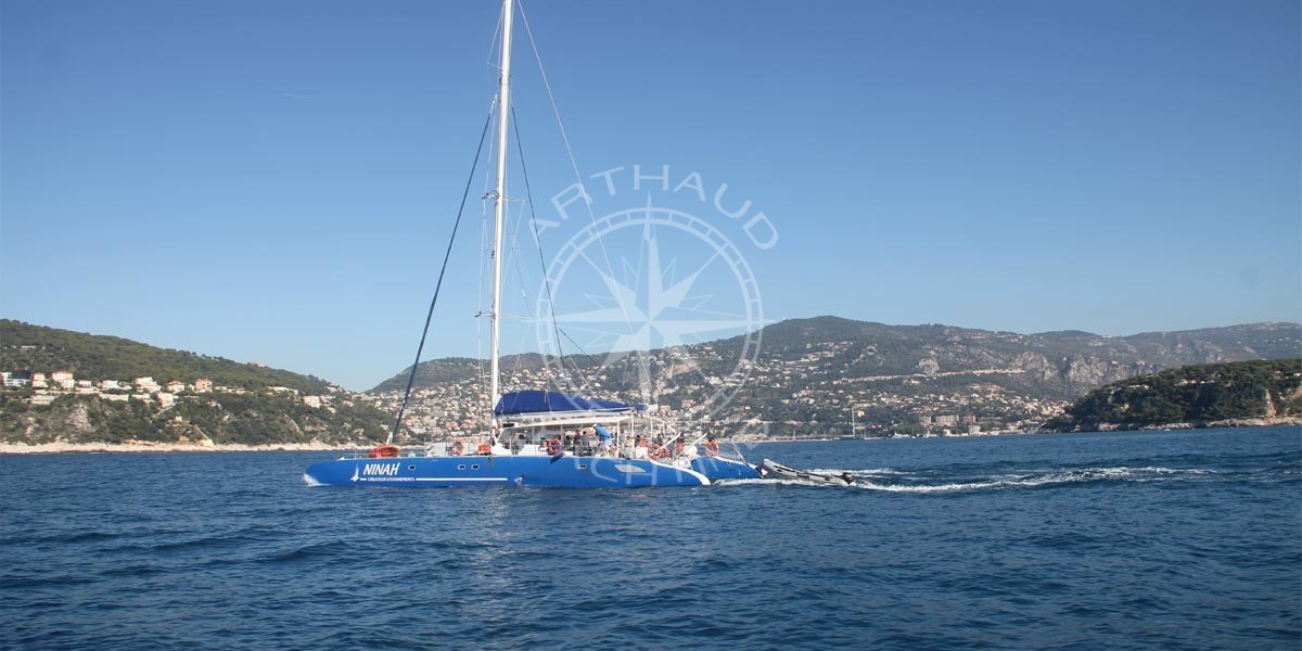 Croisière en Maxi Catamaran à Monaco - Arthaud Yachting