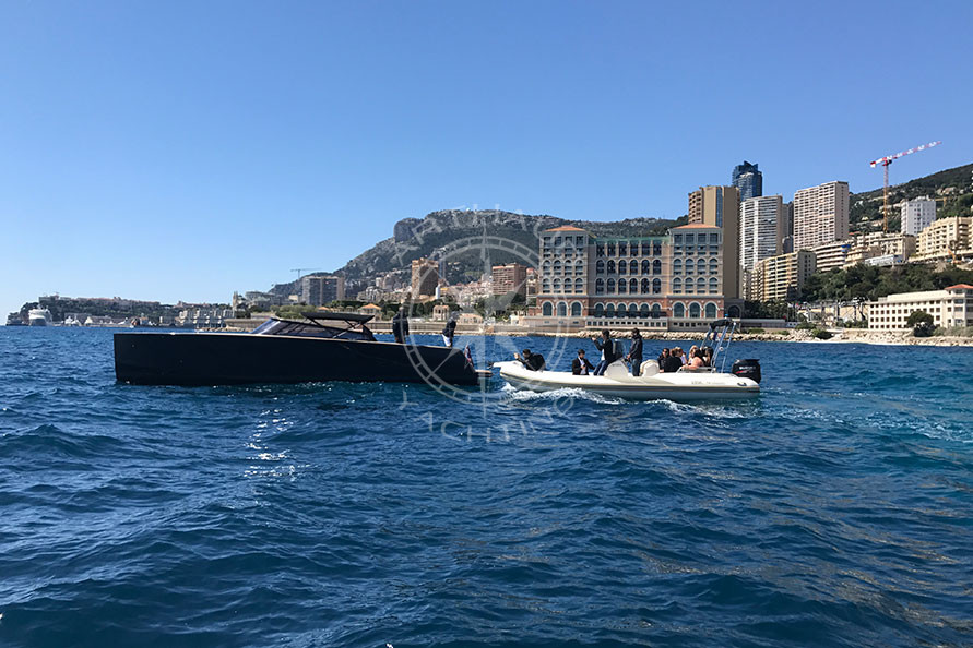 Lancôme rented speed boats in Monaco