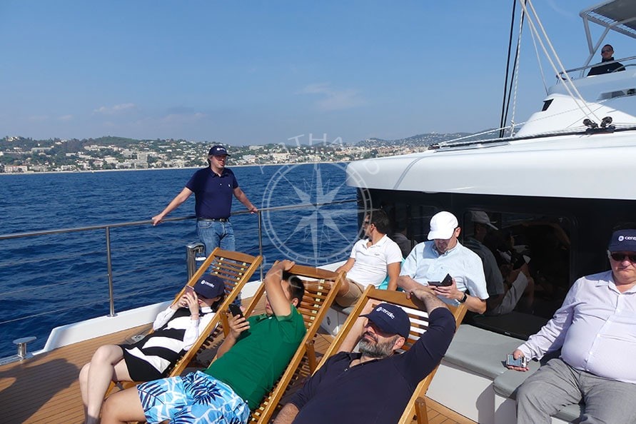 Location catamaran régates royale Cannes