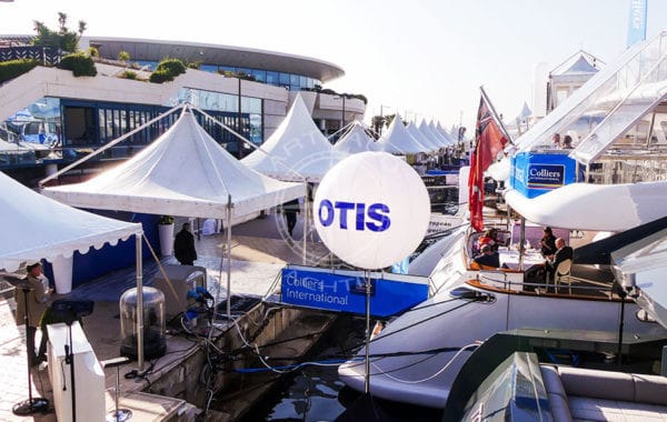 Quayside yacht rental event for MIPCOM Cannes