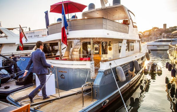 Quayside yacht rental event for MIPCOM Cannes