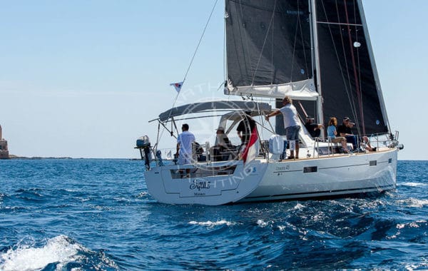 Sailing boat Corsica