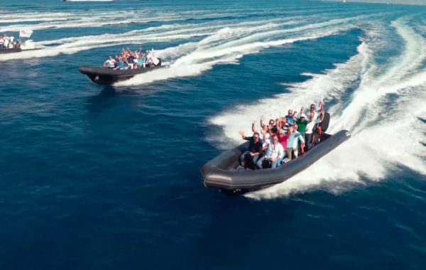 Water rally in speed boat | Arthaud Yachting