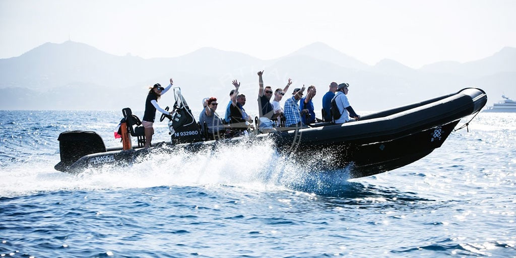 Location speedboat pour transfer Côte d'Azur